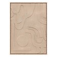 ATMOSPHERA - Déco murale 3D Azra beige 50x70cm - vignette