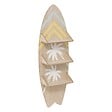 ATMOSPHERA - Étagère murale planche surf "Australie" 112x37cm beige - vignette