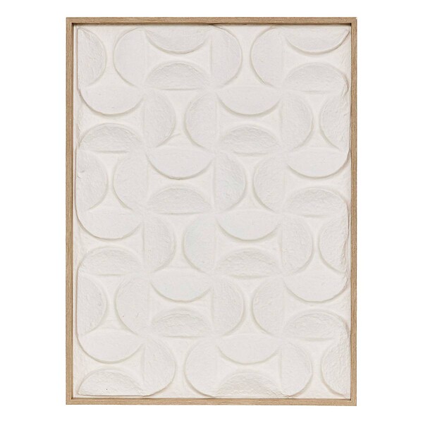 ATMOSPHERA - Toile 3D Kailani blanc 60x80cm - large