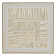 ATMOSPHERA - Toile imprimée encadrée Idrissa beige 58x58cm - vignette