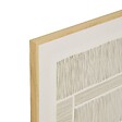 ATMOSPHERA - Toile imprimée encadrée Idrissa beige 58x58cm - vignette