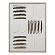 ATMOSPHERA - Toile 3D Nourane 45x60cm blanc - vignette