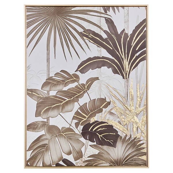 ATMOSPHERA - Toile 3D Shirley vert Kaki 60x80cm - large