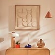 ATMOSPHERA - Toile 3D Catalina blanc 60x60cm - vignette