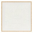 ATMOSPHERA - Déco mural 3D Kaya blanc 60x60cm - vignette