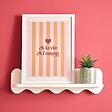 ATMOSPHERA - Affiche encadrée Cheri pêche 30x40cm - vignette