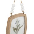 ATMOSPHERA - Déco murale fleurs Jayden bois 16x12cm - vignette