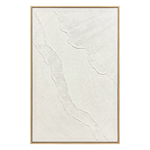 ATMOSPHERA - Déco mural 3D Kohana blanc 116x75cm - large