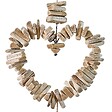 ATMOSPHERA - Décoration murale coeur Agnes H94cm en bois - vignette