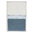 ATMOSPHERA - Toile peinte encadrée Jimena bleu 116x75cm - vignette