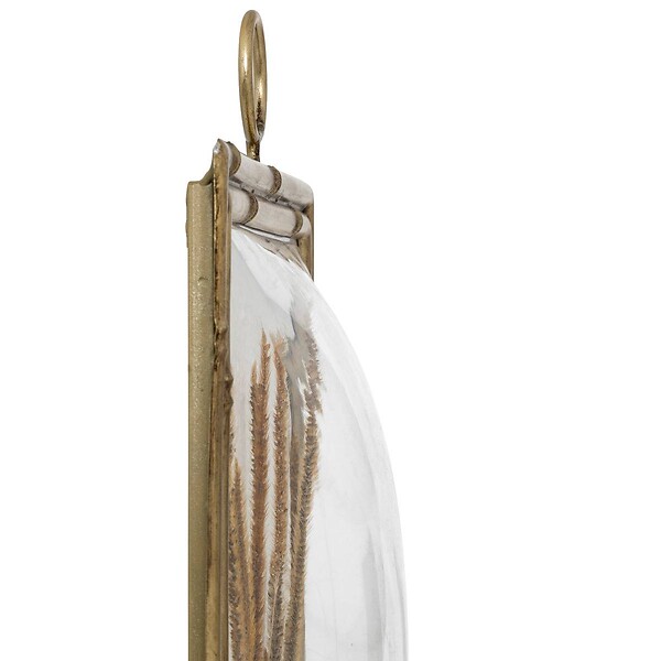 ATMOSPHERA - Déco murale bombée tige Jonas bois 46x30cm - large