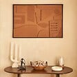 ATMOSPHERA - Toile 3D Jilani marron 60x90cm - vignette