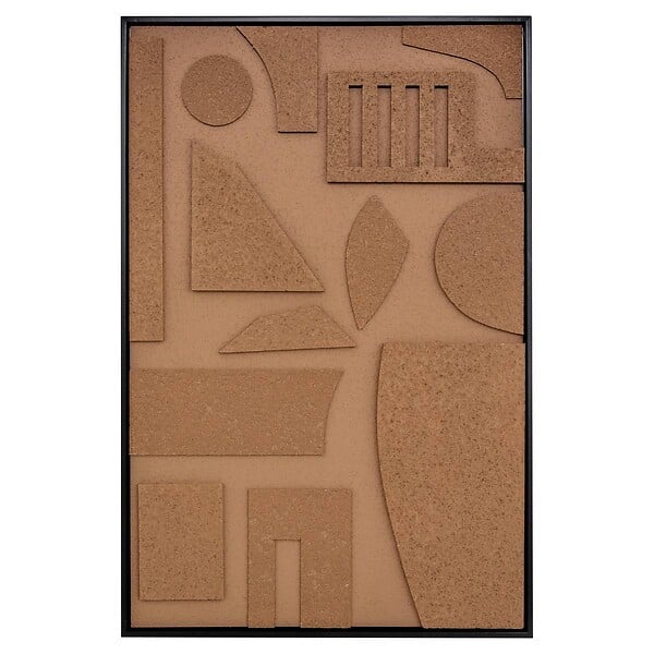 ATMOSPHERA - Toile 3D Jilani marron 60x90cm - large