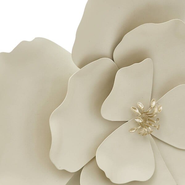 ATMOSPHERA - Décoration murale Flok 29x29cm beige - large