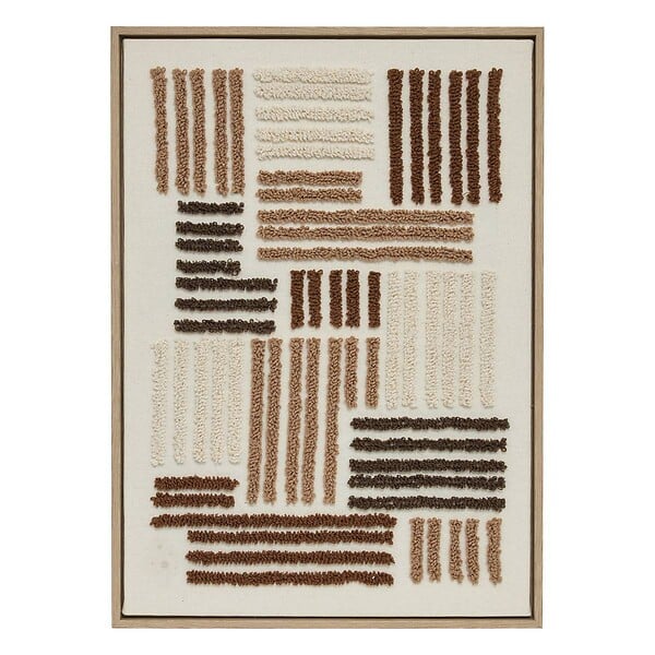 ATMOSPHERA - Toile 3D Emir marron 50x70cm - large