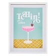 ATMOSPHERA - Affiche encadrée Cheri bleu clair 30x40cm - vignette