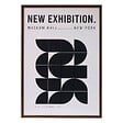 ATMOSPHERA - Affiche encadrée Adem noir et blanc 50x70cm - vignette