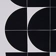 ATMOSPHERA - Affiche encadrée Adem noir et blanc 50x70cm - vignette