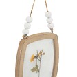 ATMOSPHERA - Déco murale fleurs Jayden bois 16x12cm - vignette
