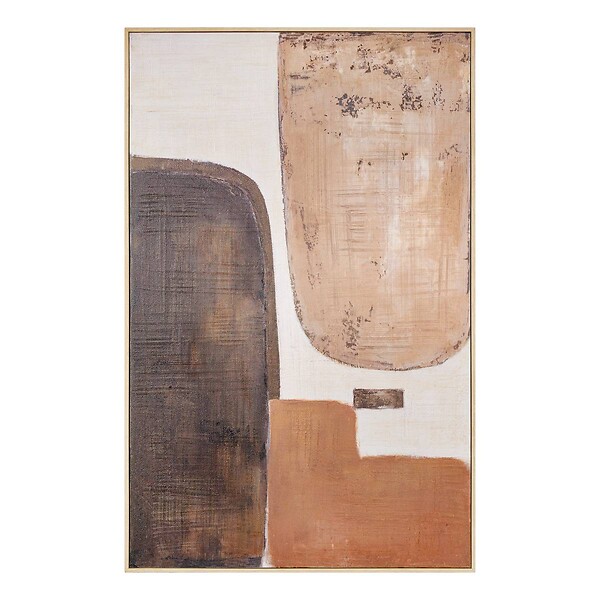 ATMOSPHERA - Toile Colette 75x116cm marron - large
