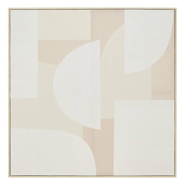 ATMOSPHERA - Toile 3D Bhavik beige 90x90cm - large