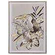 ATMOSPHERA - Toile imprimée encadrée Rafi vert 50x70cm - vignette