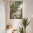 ATMOSPHERA - Toile peinte encadrée "Tahina" 100x140cm - vignette