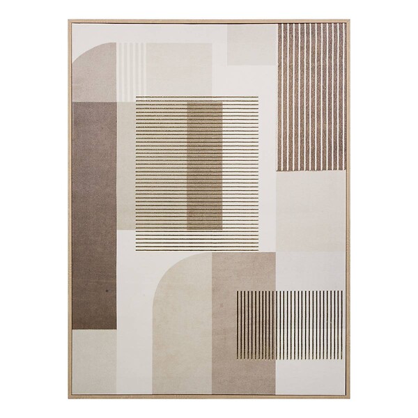 ATMOSPHERA - Toile imprimée Xena 58x2,3x78cm marron - large