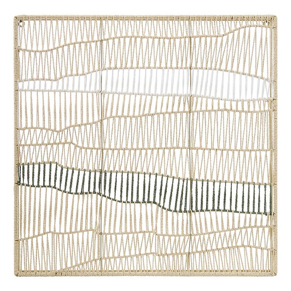 ATMOSPHERA - Décoration murale Henry 80x80cm beige - large