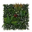 ATMOSPHERA - Carré végétal tropical "Izy" vert 50x50cm - vignette