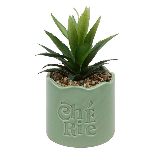 ATMOSPHERA - Plante artificielle en pot Cheri 13x10cm - large