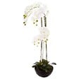 ATMOSPHERA - Orchidée artificielle pot céramique H115cm - vignette