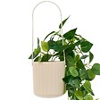 ATMOSPHERA - Plante artificielle suspendue Pool pot céramique beige - vignette