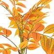 ATMOSPHERA - Tige artificielle James orange H70cm - vignette