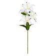 ATMOSPHERA - Tige de 4 lys artificielle "Jago" blanc H80cm - vignette