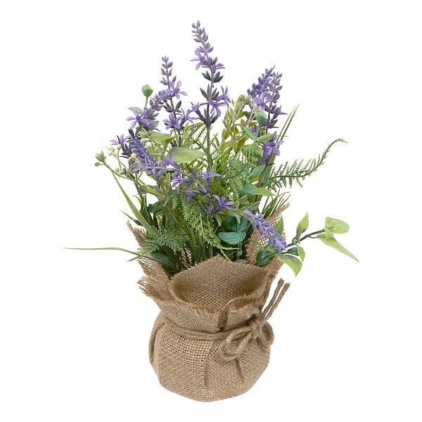 ATMOSPHERA - Composition florale Artificielle Prov Lavande 29 cm - large