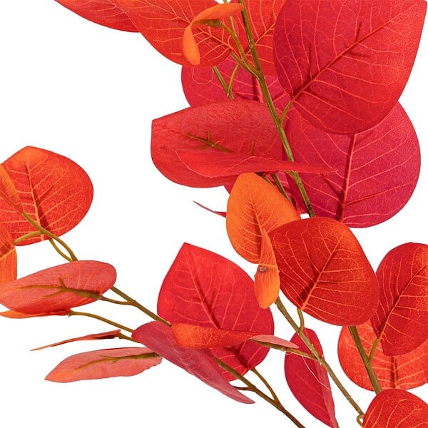 ATMOSPHERA - Tige d'eucalyptus artificielle James rouge H97cm - large
