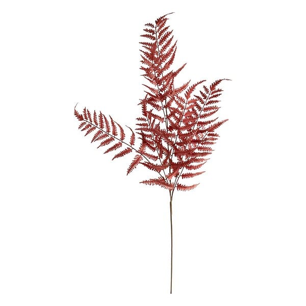 ATMOSPHERA - Tige d'eucalyptus artificielle James rouge rubis H92cm - large
