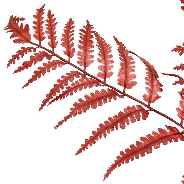 ATMOSPHERA - Tige d'eucalyptus artificielle James rouge rubis H92cm - large
