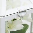 ATMOSPHERA - Cage terrarium Fleur artificelle blanc H23 cm - vignette