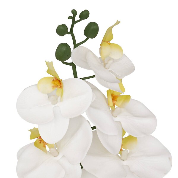 ATMOSPHERA - Tige d'orchidée artificielle "Gisele" H95cm - large