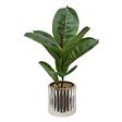 ATMOSPHERA - Plante artificielle en pot Sky 34x34cm - vignette