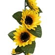 ATMOSPHERA - Guirlan de tournesol artificielle "Naki" jaune H180cm - vignette