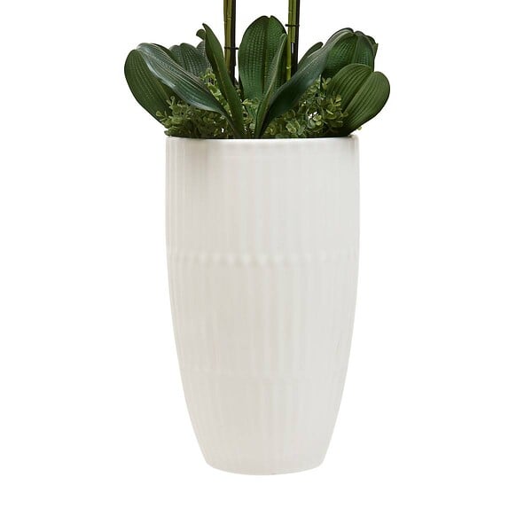 ATMOSPHERA - Fleur Artificielle Hotel H130cm avec Pot Blanc - large