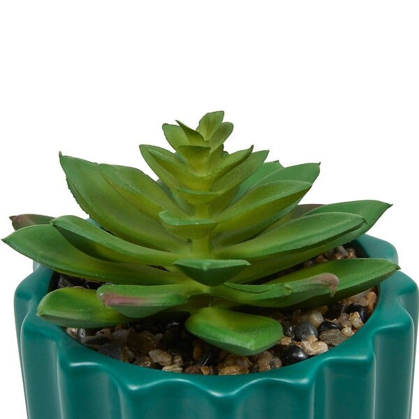 ATMOSPHERA - Plante artificielle en pot Flow 9,5x9,5cm - large