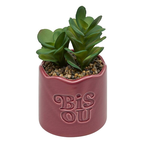 ATMOSPHERA - Plante artificielle en pot Cheri 13x10cm - large