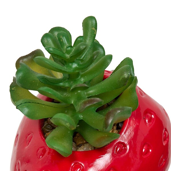 ATMOSPHERA - Plante artificielle Fruity avec pot raison 10 cm - large