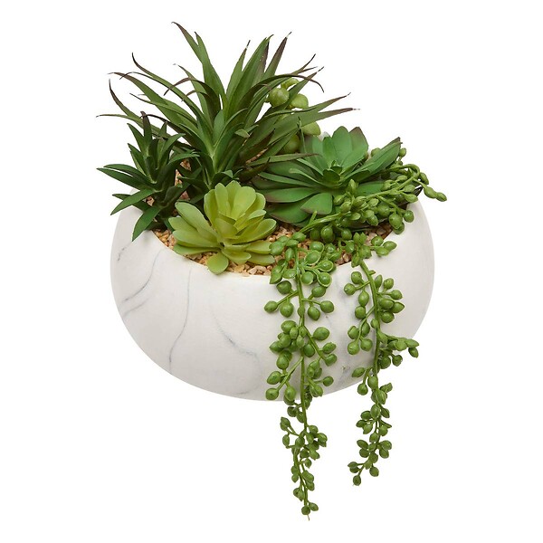 ATMOSPHERA - Plante artificielle en pot Jesy 21x18cm - large