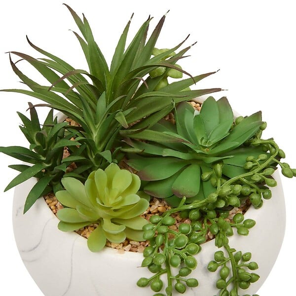 ATMOSPHERA - Plante artificielle en pot Jesy 21x18cm - large