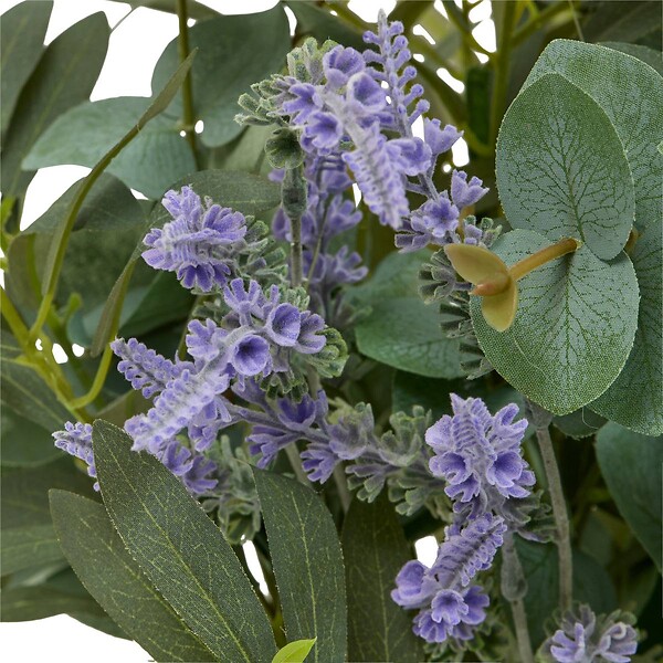 ATMOSPHERA - Composition florale Artificielle Uda Lavande et Eucalyptus 66 cm - large